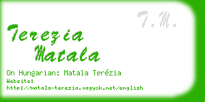 terezia matala business card